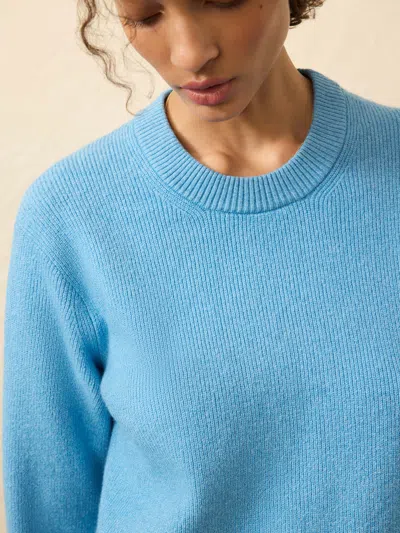 Faherty Jackson Crewneck Sweater In Blue