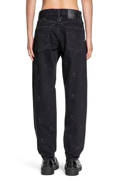 Mastermind Japan All Over Skull 5 Pocket Jeans In Black