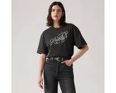 Levi's Graphic Tabor Tee In Black