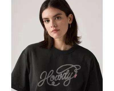 Levi's Graphic Tabor Tee In Black