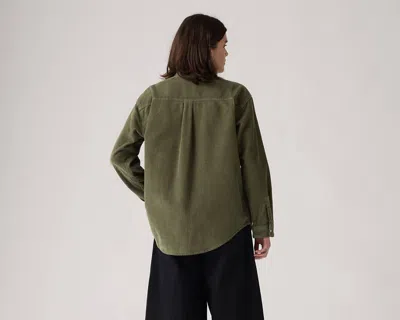 Levi's Iris Corduroy Shirt Jacket In Green