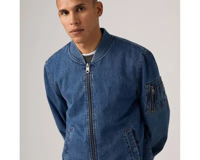 Levi's Bomber Jacket In Blue
