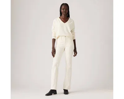 Levi's 725 High-waist Classic Stretch Bootcut Jeans In White