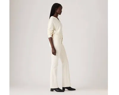 Levi's 725 High-waist Classic Stretch Bootcut Jeans In White