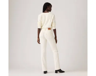 Levi's 725 High-waist Classic Stretch Bootcut Jeans In White