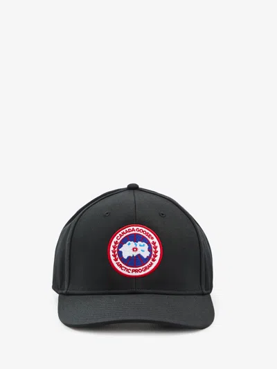 Canada Goose Arctic Disc Logo Baseball Cap In Black