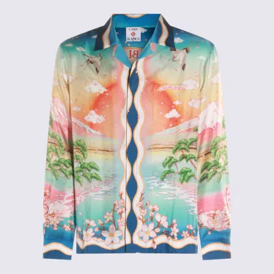 Casablanca Tennis Club Shirt In Multi