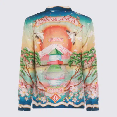 Casablanca Tennis Club Shirt In Multi
