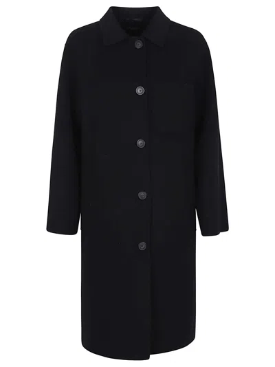 Weekend Max Mara Zenone Coat In Black