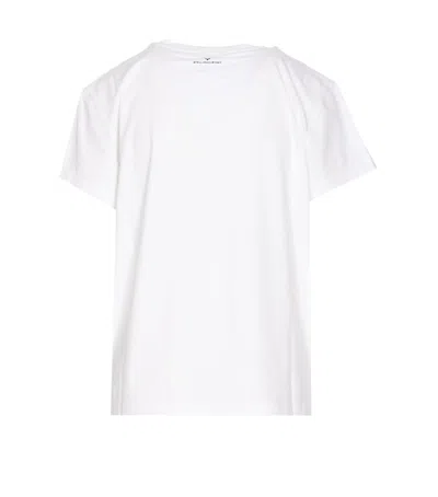 Stella Mccartney Tshirt Con Logo In White