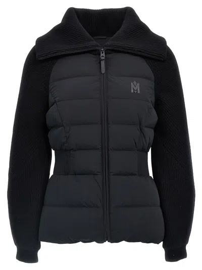 Mackage Foxy Mixed Media Jacket In Black