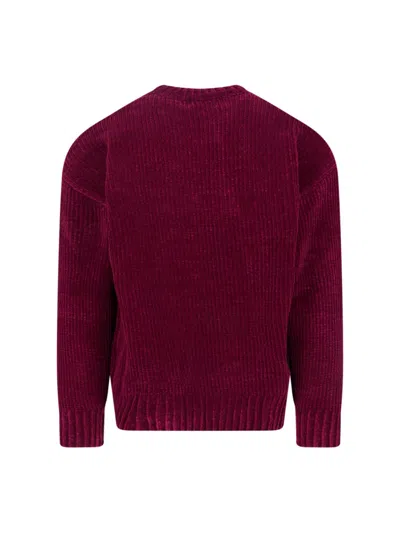 Bonsai Chenille Sweater In Burgundy