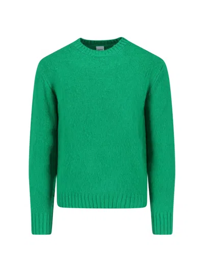 Aspesi "classic" Round Neck Sweater In Green