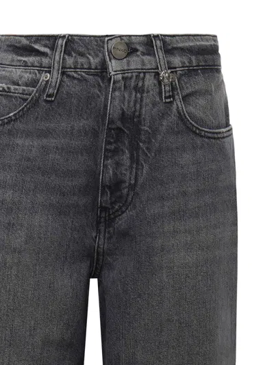 Pinko Estelle Egg Belt Loops Trousers In Gray