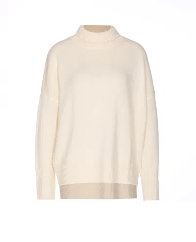 Lisa Yang Mock-neck Cashmere Sweater In Neutral