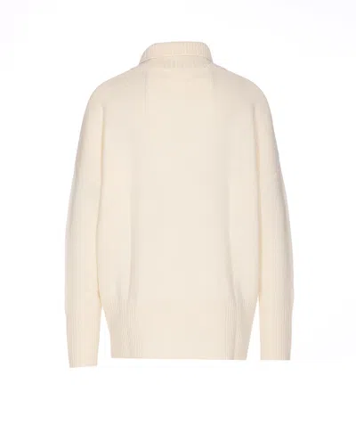 Lisa Yang Mock-neck Cashmere Sweater In Neutral