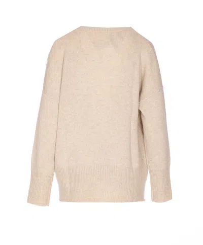 Lisa Yang Crew-neck Cashmere Sweater In Neutral
