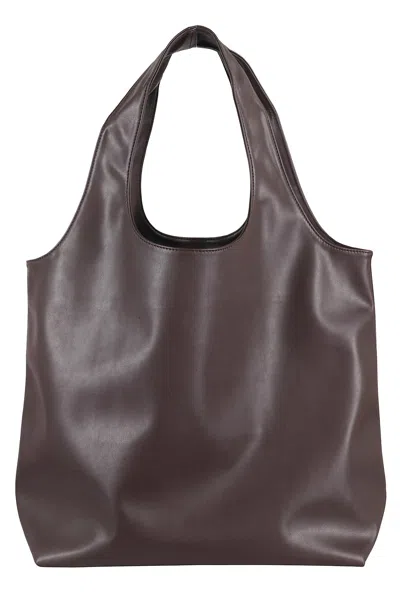 Apc Ninon Tote Bag In Brown