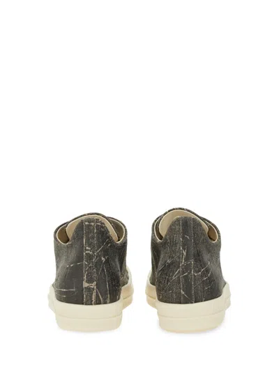 Rick Owens Drkshdw Modern Low-top Sneakers Textured Finish In Animal Print