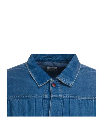 Kapital Panelled Denim Jacket In Blue