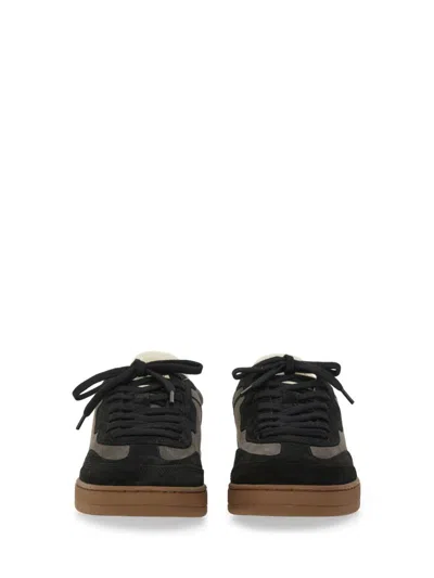 Axel Arigato Dice T-toe Perforated Suede-leather Sneakers In Animal Print