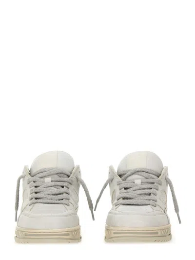 Axel Arigato Area Lo Perforated Leather Sneakers In Animal Print