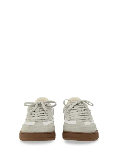 Axel Arigato Suede Round Toe Sneakers With Rubber Sole In Multi