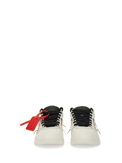 Off-white Stitched Arrow Sneakers In Multi