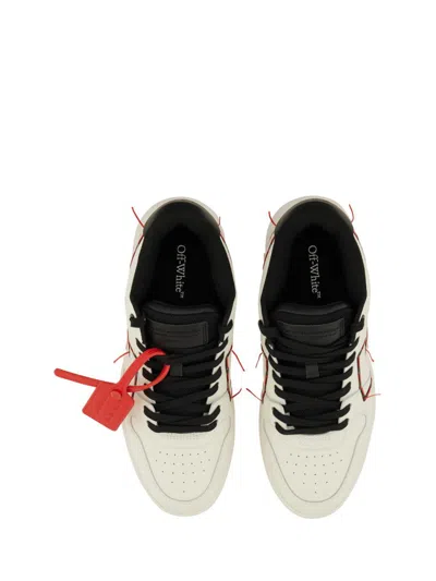 Off-white Stitched Arrow Sneakers In Multi