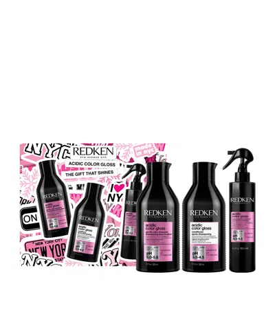 Redken Acidic Color Gloss Gift Set In Transparent