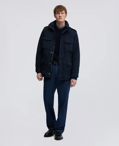 Aspesi Mini Field Down Jacket In Blue