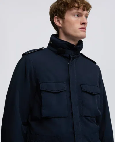 Aspesi Mini Field Down Jacket In Blue