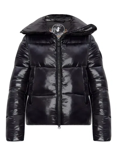 Save The Duck Moma Padded Short Jacket In Black