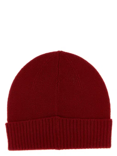 Guest In Residence Ribbed-cuff Cashmere Beanie In Red