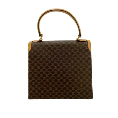 Pre-owned Celine Brown Leather Pvc Handbag Shoulder Bag ()