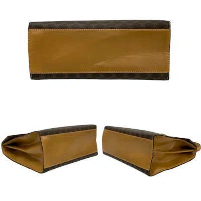 Pre-owned Celine Brown Leather Pvc Handbag Shoulder Bag ()