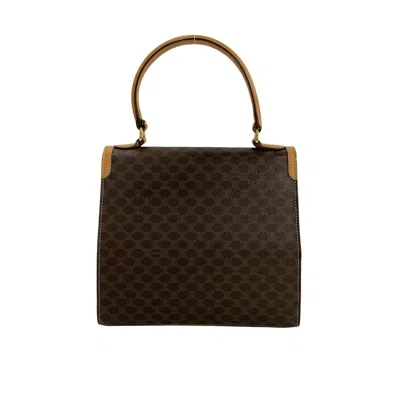 Pre-owned Celine Brown Leather Pvc Handbag Shoulder Bag ()