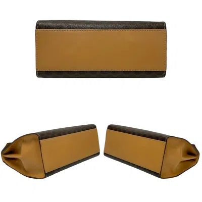 Pre-owned Celine Brown Leather Pvc Handbag Shoulder Bag ()