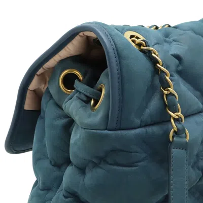 Pre-owned Chanel Blue Pink Leather Backpack ()