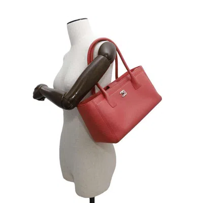 Pre-owned Chanel Pink Leather Tote Bag ()