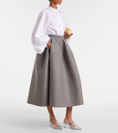 Jimmy Choo Bing 65 Embellished Leather And Mesh Pumps In Red