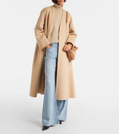 Jimmy Choo Fox Leather-trimmed Shearling Shoulder Bag In Brown