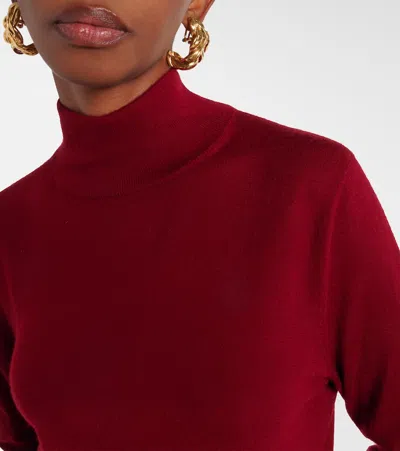 Max Mara Roll-neck Sweater In Red