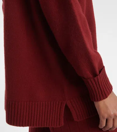 Max Mara Bull Oversized Cashmere Cardigan In Red