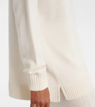 Max Mara Bull Oversized Cashmere Cardigan In White