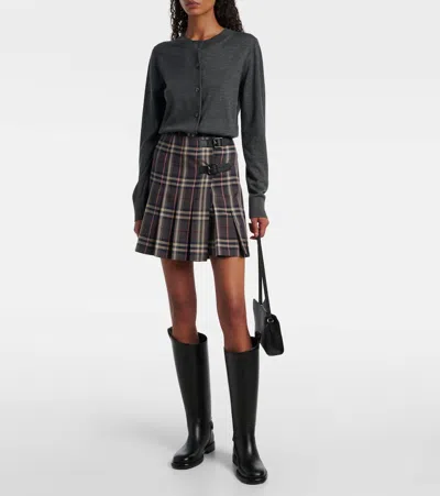 Burberry Women Black Boots With Side Logo Plaque In Leather Woman In Black