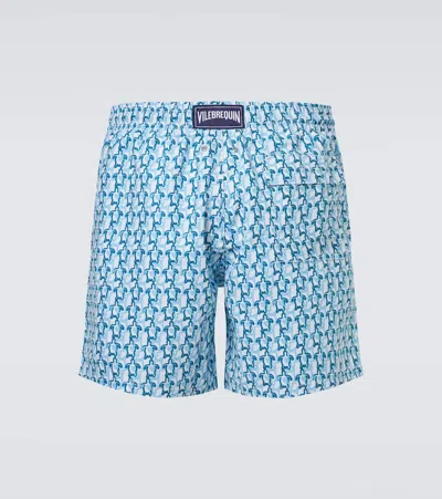 Vilebrequin Micro Ronde Des Tortues Rainbow Stretch Short Swim Shorts In Multi