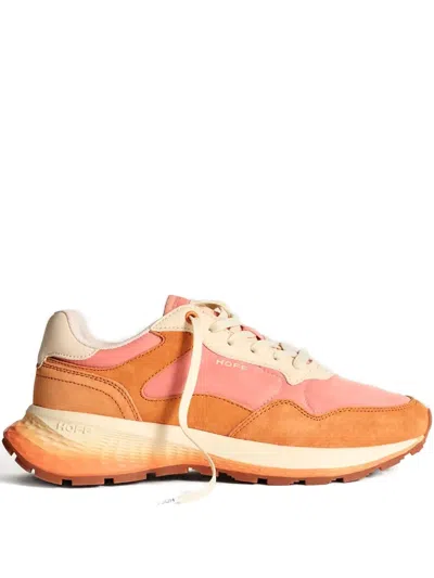 Hoff Suede Sneakers In Orange