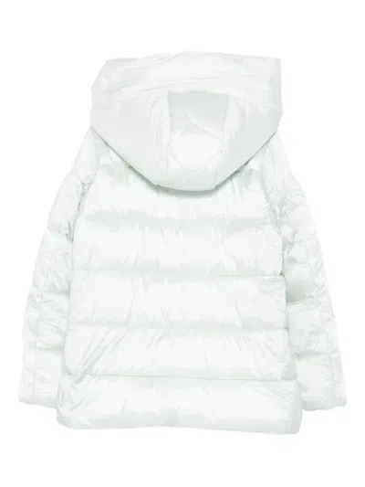 Save The Duck Hooded Padded Jacket In White