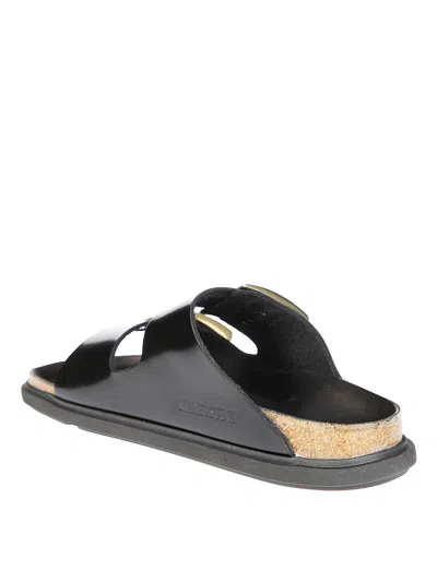 Birkenstock Arizona Db Shine Leather In Black